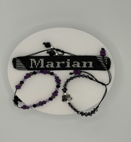 Signature Miyuki name bracelet