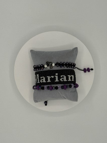 Signature Miyuki name bracelet
