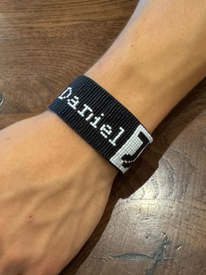 Signature Miyuki name bracelet
