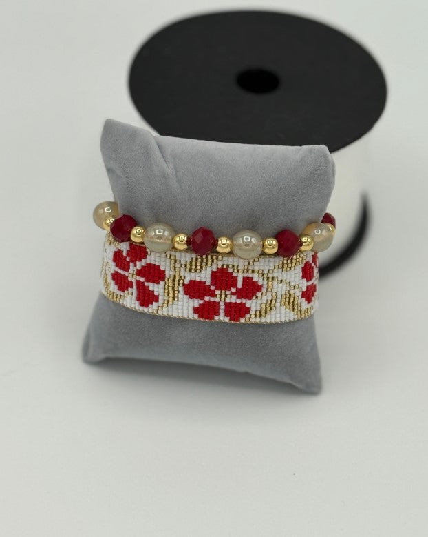 Signature flowers of hope bracelet set