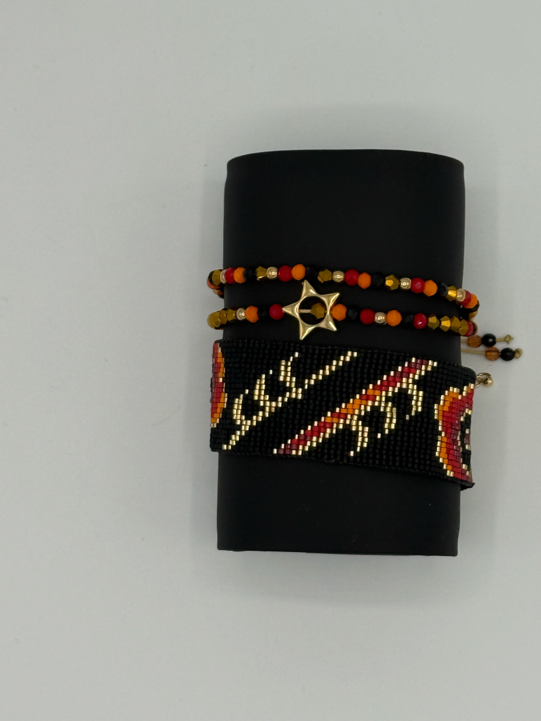 Signature Mary flowers bracelet set