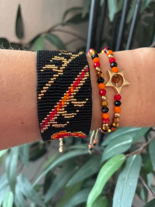 Signature Mary flowers bracelet set