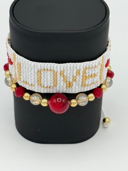 Signature love bracelet set