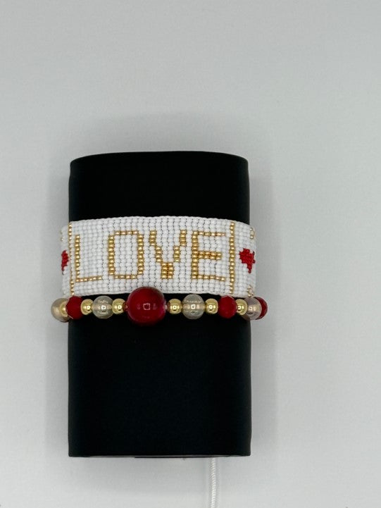 Signature love bracelet set