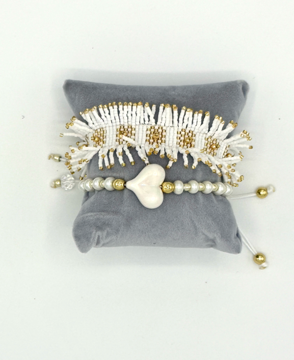 Signature fringe bracelet set