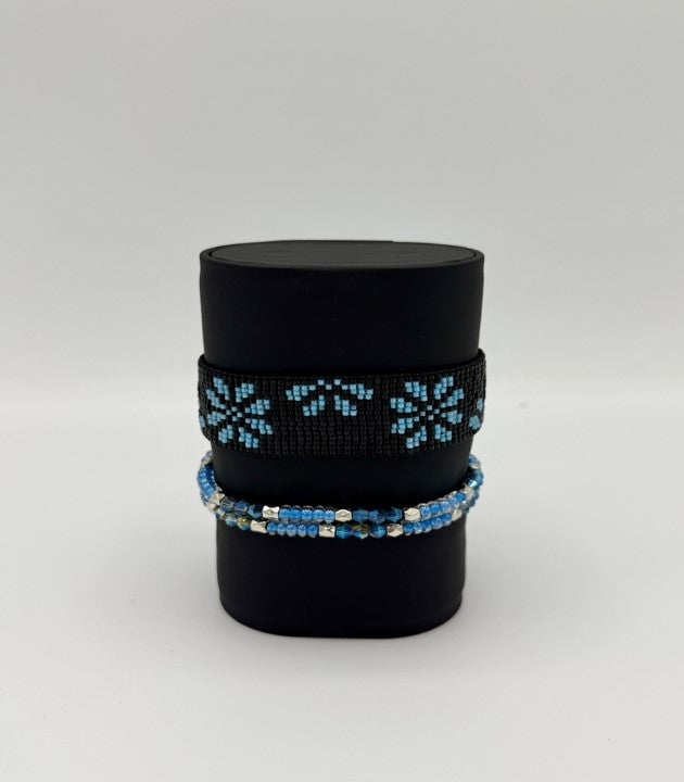 Signature Mary flowers bracelet set