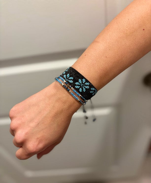 Signature Mary flowers bracelet set