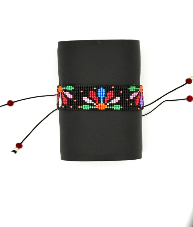 Signature Multi color flowers bracelet set