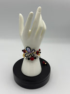 Signature butterfly freeform beaded Bracelet set