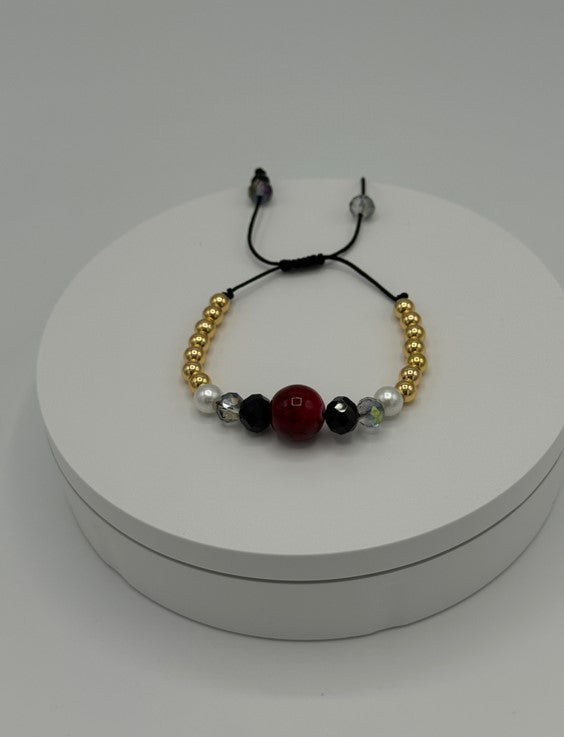 Signature butterfly freeform beaded Bracelet set