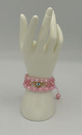 Signature Evil eye freeform beaded Bracelet set